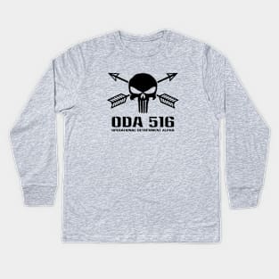 Mod.2 ODA 516 Operational Detachment Alpha Team Kids Long Sleeve T-Shirt